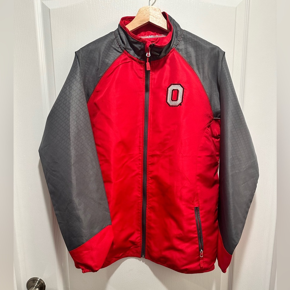 Ohio State Buckeyes Jacket Wind Breaker Campus Classics by The Oval Size: Medium